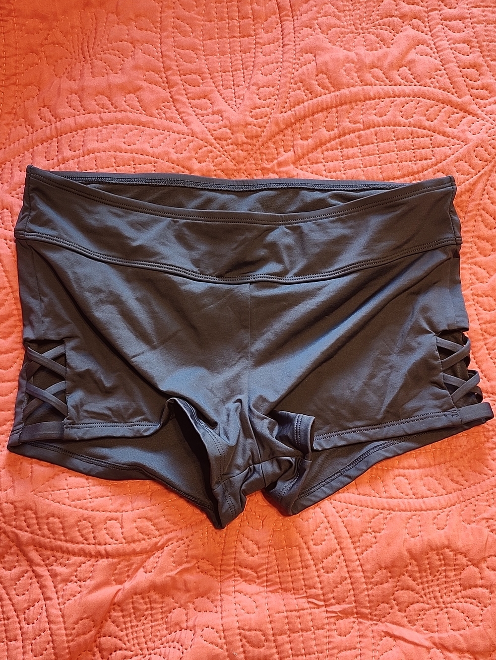 Charcoal Gray Bikini Bottoms